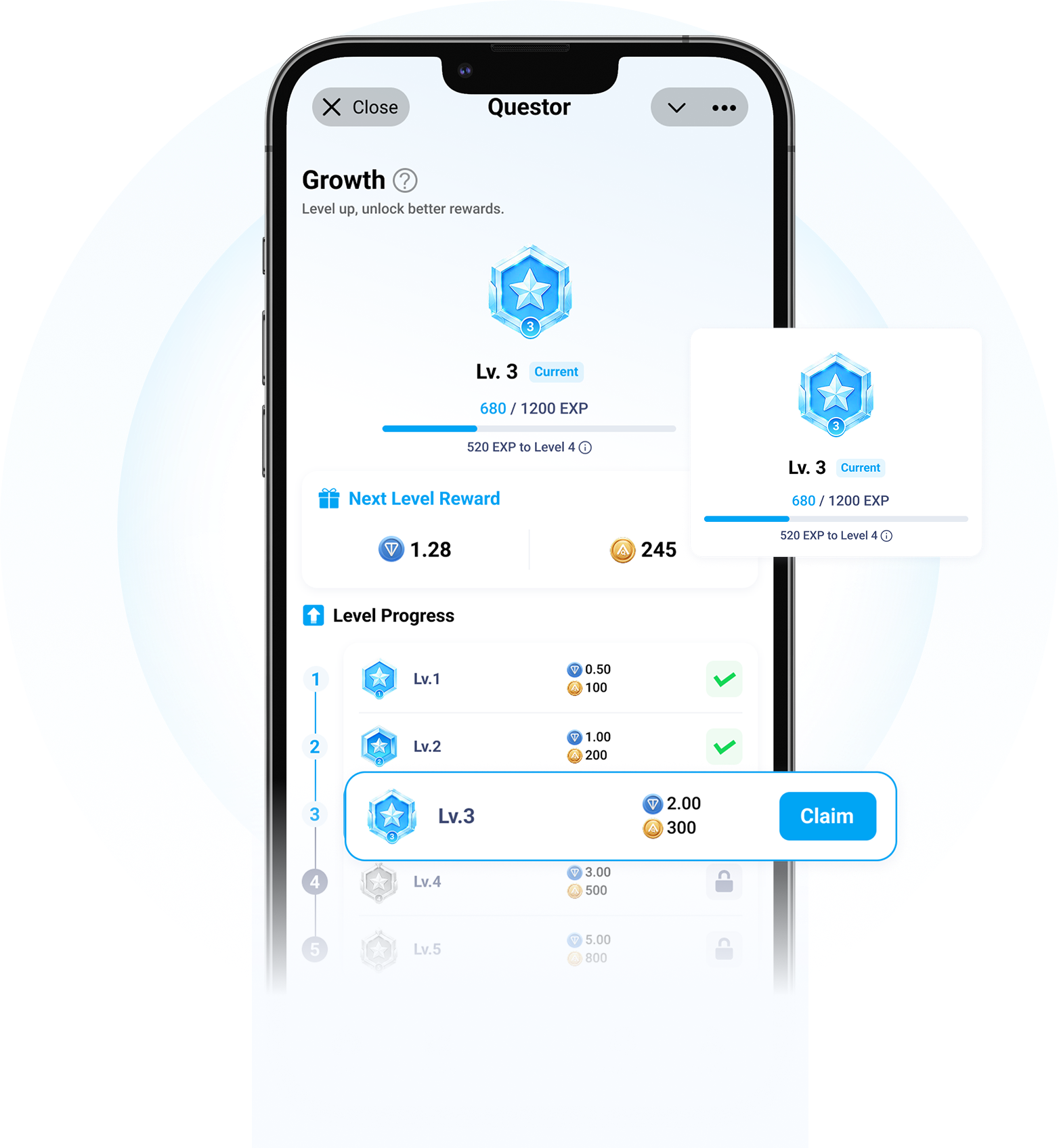 Questor app preview